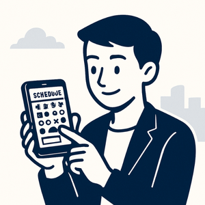 スケジュール受けイメージ