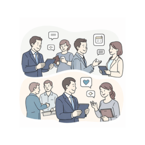 顧客とのアポイントが多い企業